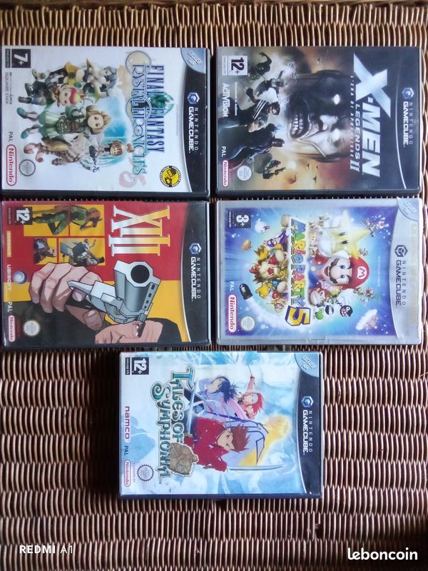Lot 5 jeux Gamecube (image 1)