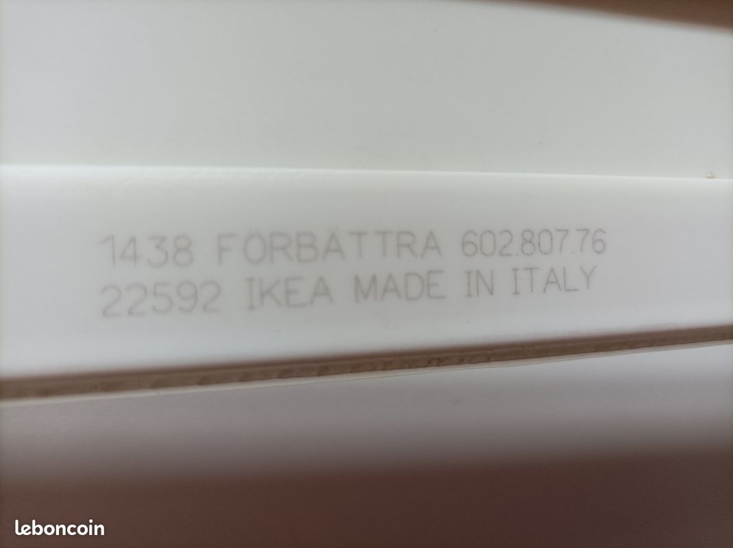Plinthe Förbättra blanc 186.50 cm (image 3)