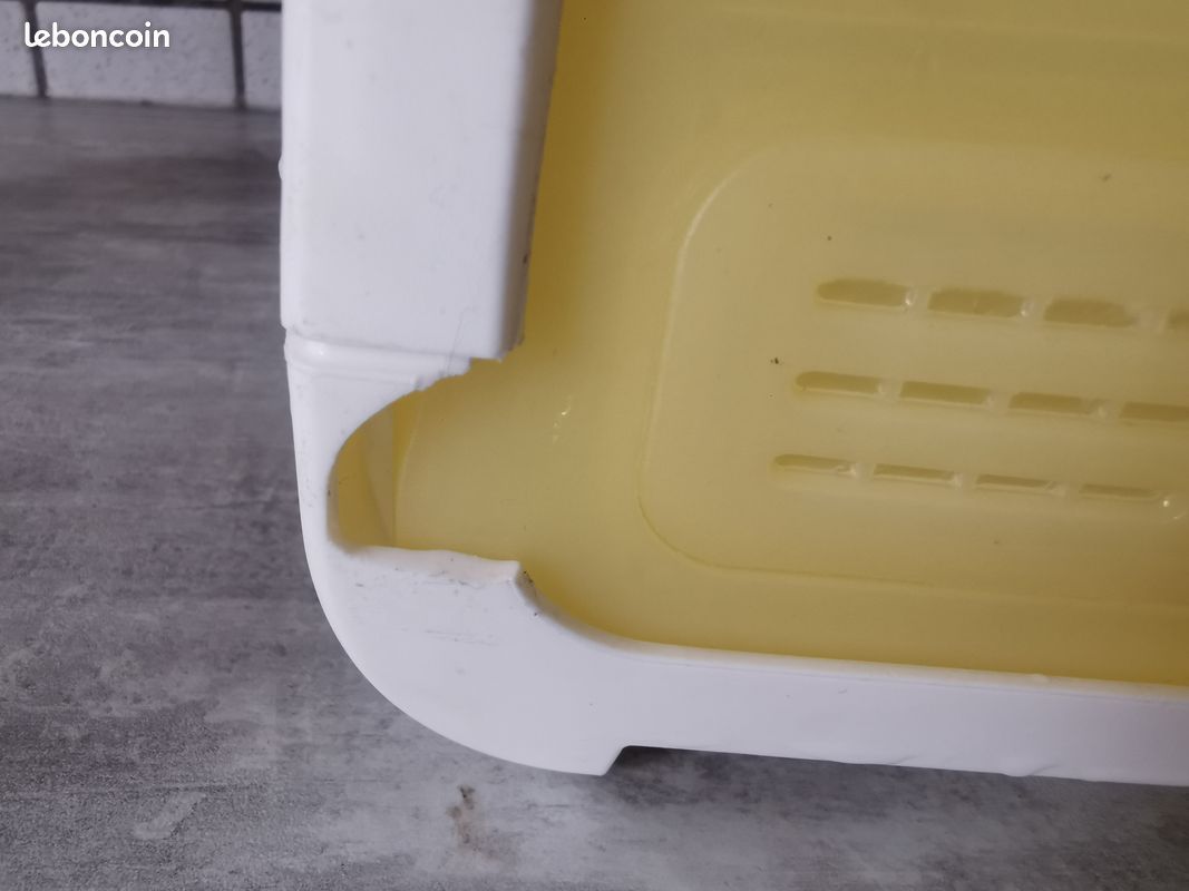 Boîte à pain thermomix jaune et blanc (image 4)