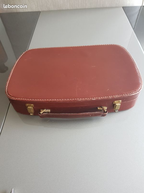 Nécessaire De Voyage Vintage - Trousse De Toilette Incomplète - Pièce De Collection Rétro