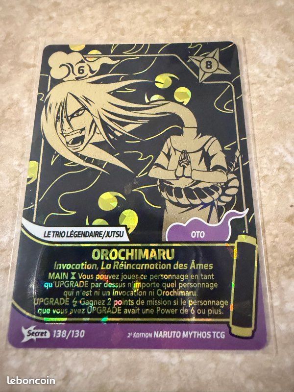 Carte naruto mythos secret édition 2 (image 2)