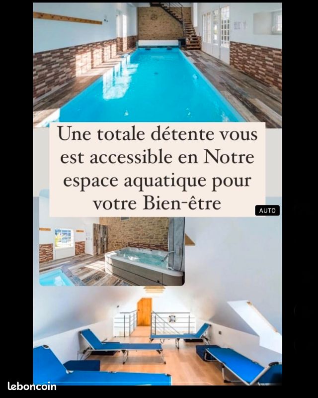 Chambre d’hôtes romantique & Espace Aquatique en Intérieur (piscine chauffée toute l'année, SPA, salle de Relaxation) (image 8)