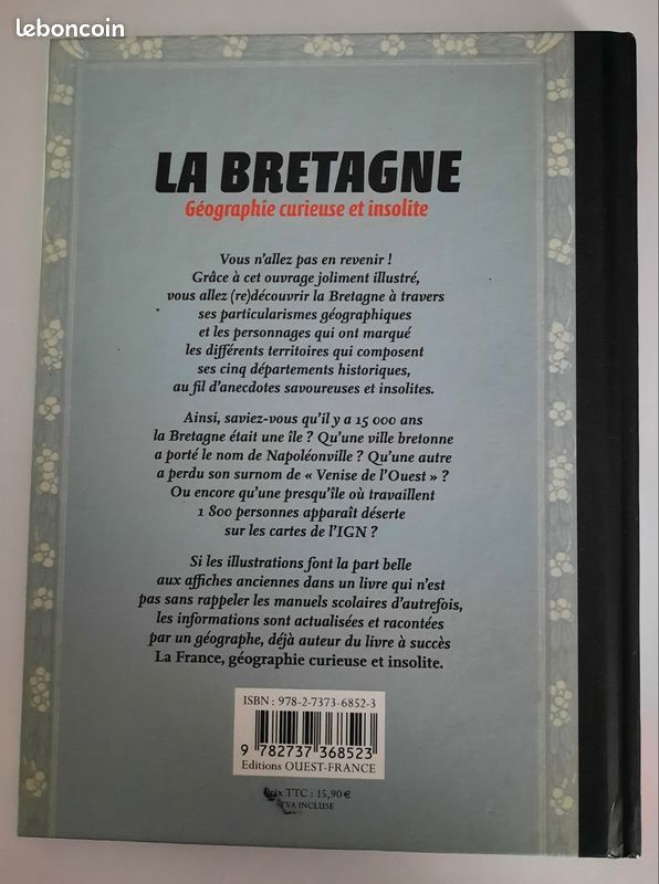 Livre Bretagne Géographie curieuse et insolite (image 2)