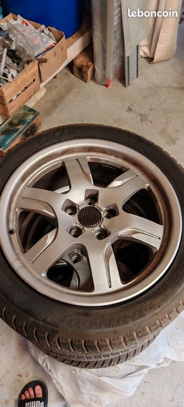 4 Jantes 17 pouces avec pneus hiver pour Audi A5 8T, (image 1)