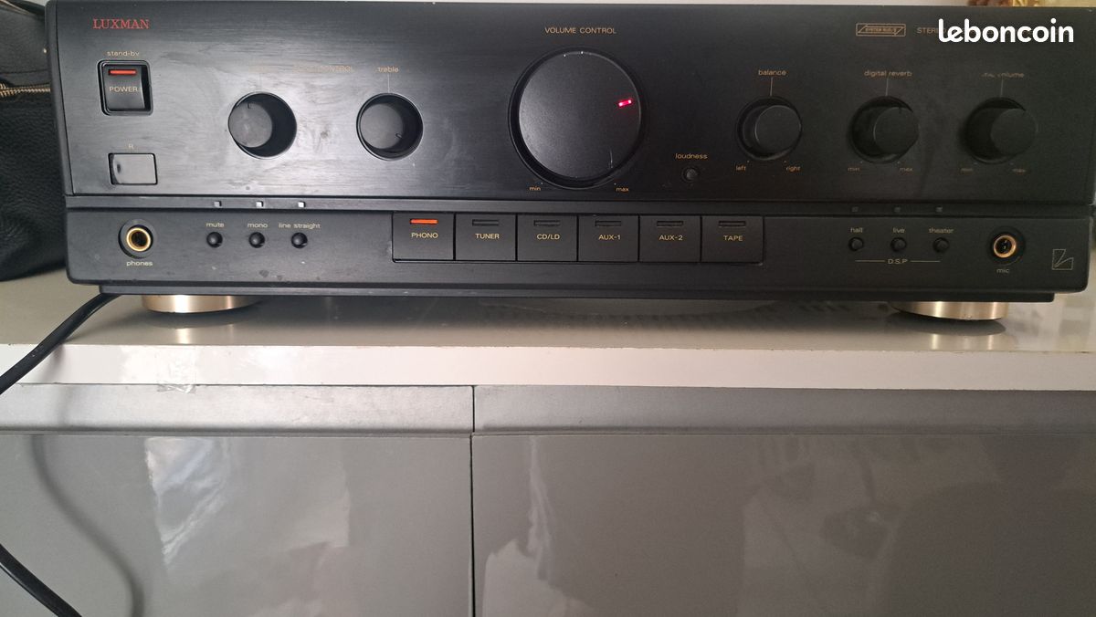 LUXMAN A-225 – Amplificateur intégré Hi-Fi stéréo vintage – 2 x 85 W (image 1)