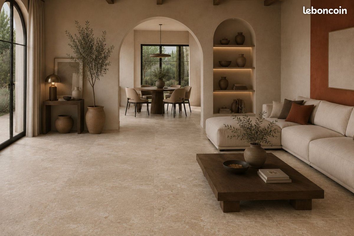 🔥 CARRELAGE ANTALYA SATINADO - IMITATION TRAVERTIN 60x120 🔥 (image 3)