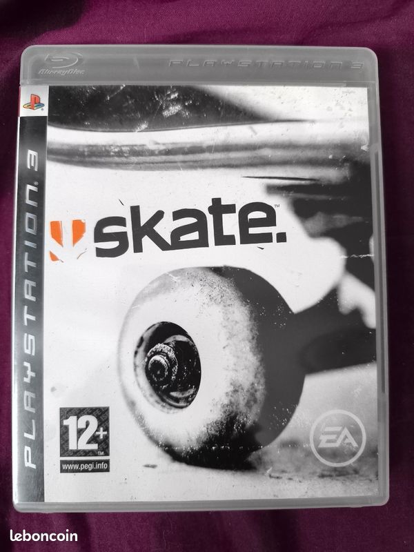 Jeu Skate PS3 – PAL Complet Avec Notice – Bon état – Jeu De Skateboard