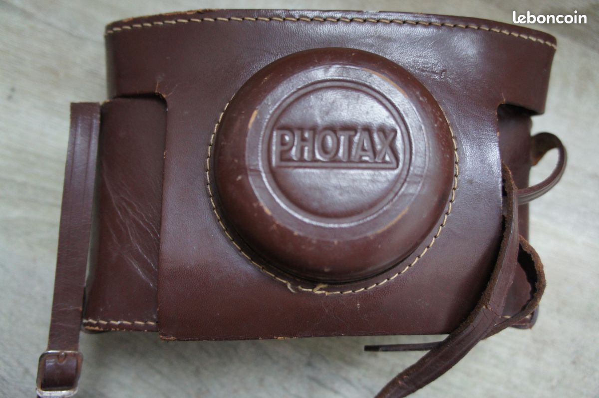 Sac Photo Vintage En Cuir, California Leather, Pour Appareil Et Accessoires