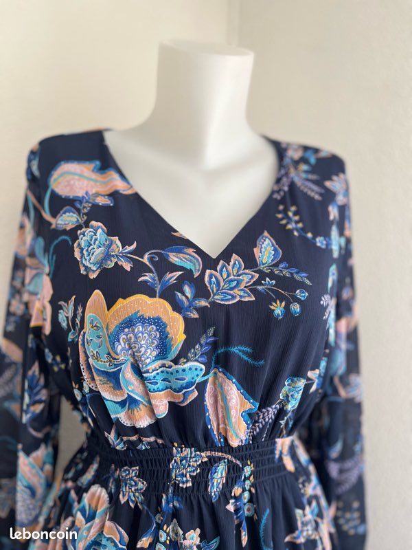 Robe d’été manches longues cintré H&M taille 40 (image 5)