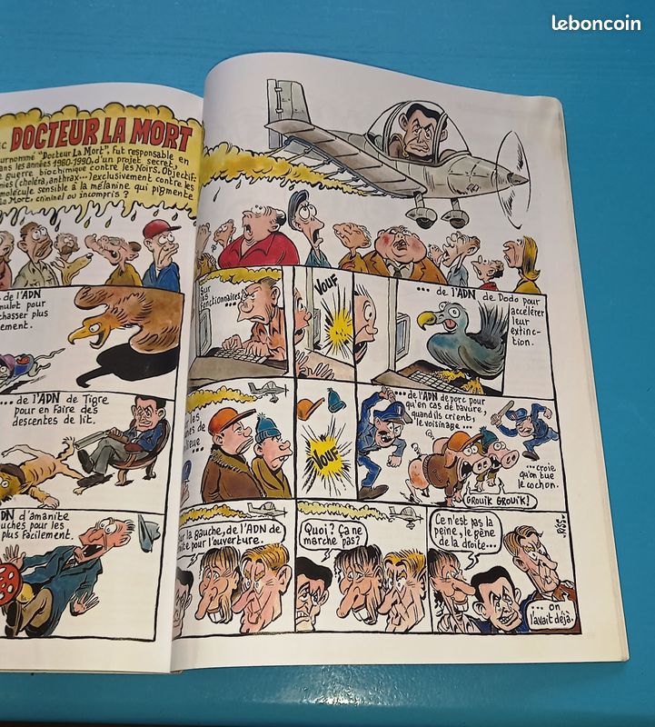 Charlie hebdo hors série 23 h : L ADN expliqué à Sarkozy - 2008 (image 4)