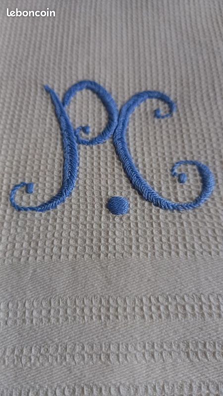 4 serviettes de toilette nid d'abeille (image 2)