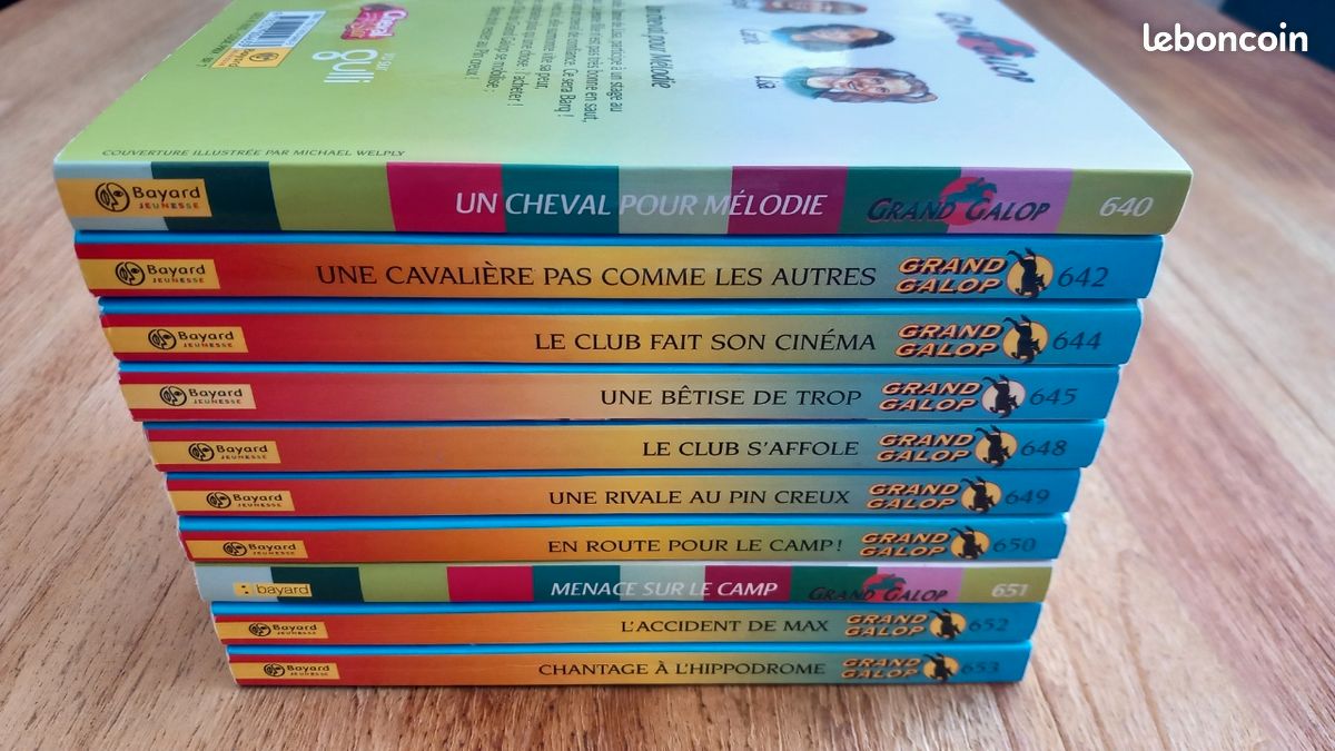 Livres lot 3 - Roman Grand Galop unité ou lot dès 8 ans (image 1)