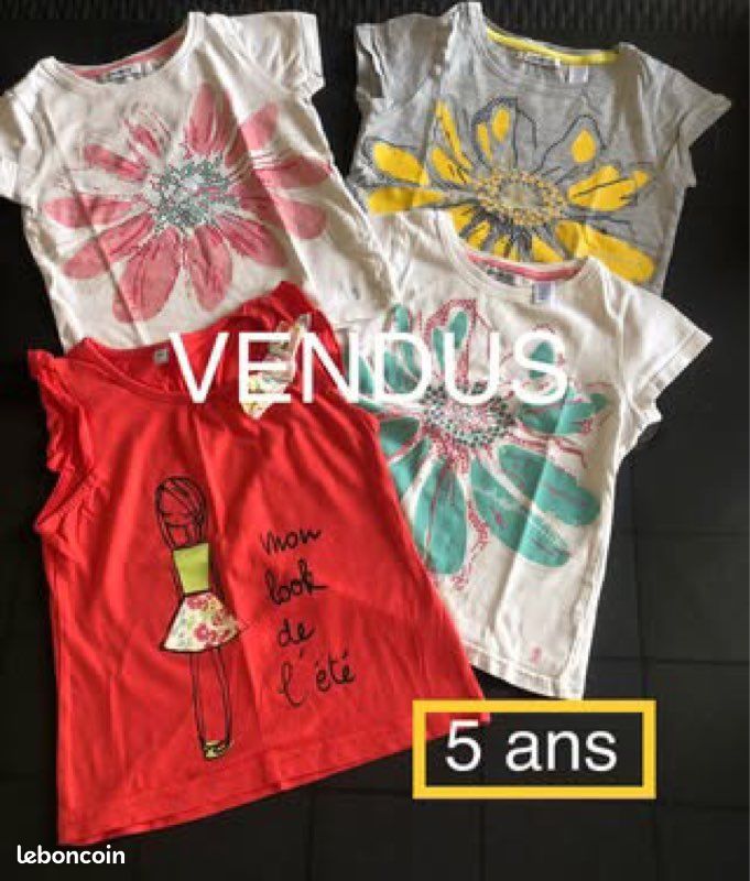đž 5 ANS. Divers VĂȘtements Filles + Chaussures (image 9)