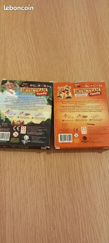 Lot de 2 jeux DETECTEAM, neufs (image 2)