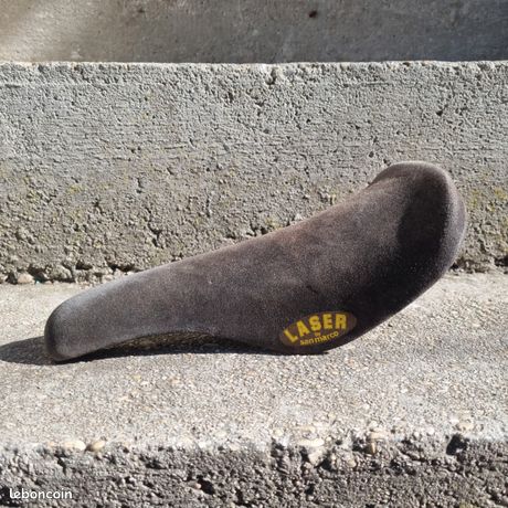 VINTAGE SELLE SAN Marco Concor Supercorsa Saddle Black Leather 1980'S EUR 69,00 - FR