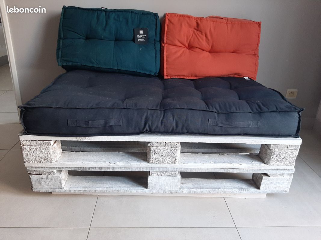 2 palettes blanches effet cérusé (image 1)