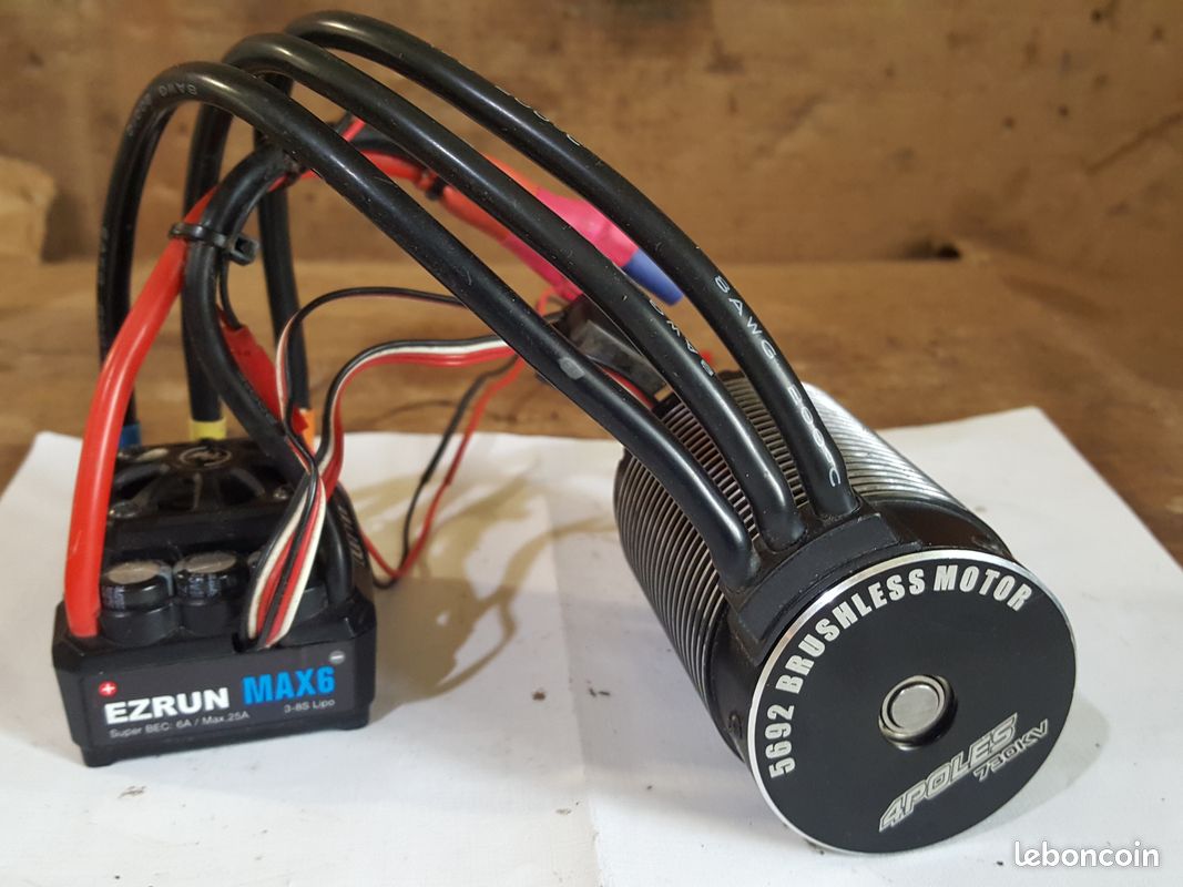 1/5 RC buggy , truggy , voiture radiocommandé brushless : COMBO 8S (variateur et moteur) EZERUN MAX6 + MOTEUR ROCKET 730 KV (image 2)