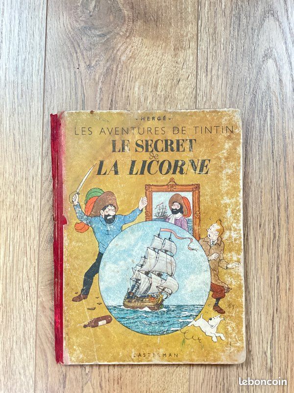 BD Tintin le secret de la licorne A20 de 1943 (image 2)