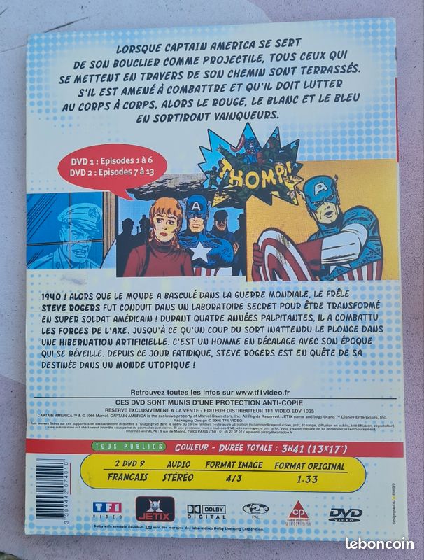 DVD Captain America TF1 Studio (image 2)