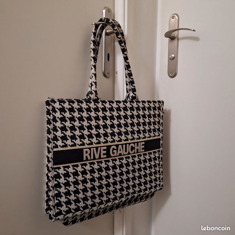 Accessoires Sac Cabas Rive Gauche Pied De Poule Hm Sac Pied De