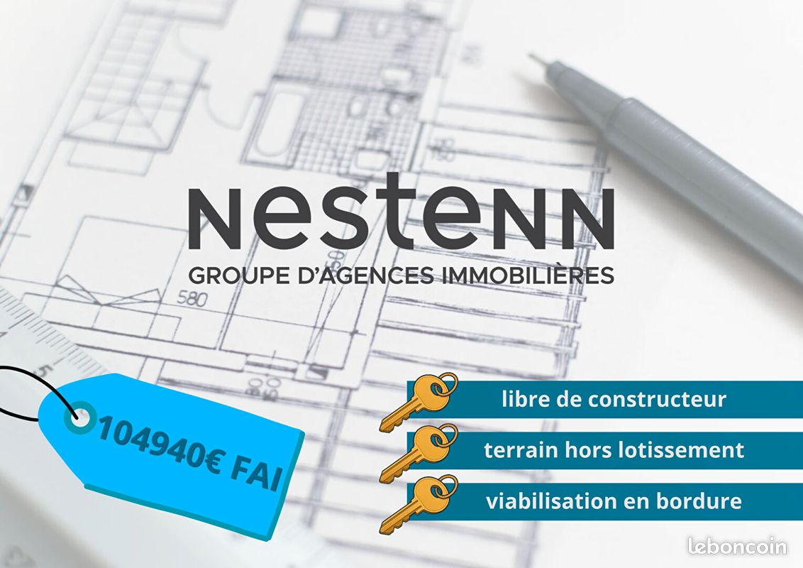 Terrain 450 m² · à Languidic · 450 m² · 104 940 €