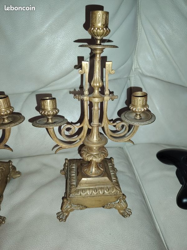 Paire de girandoles en bronze (image 3)