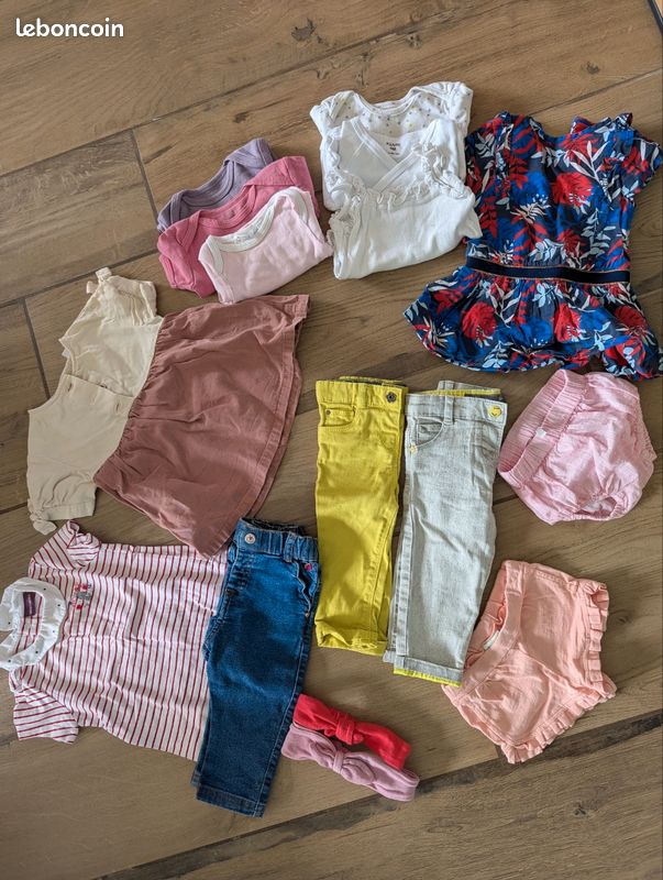 Lot bébé fille 9 mois été (image 1)