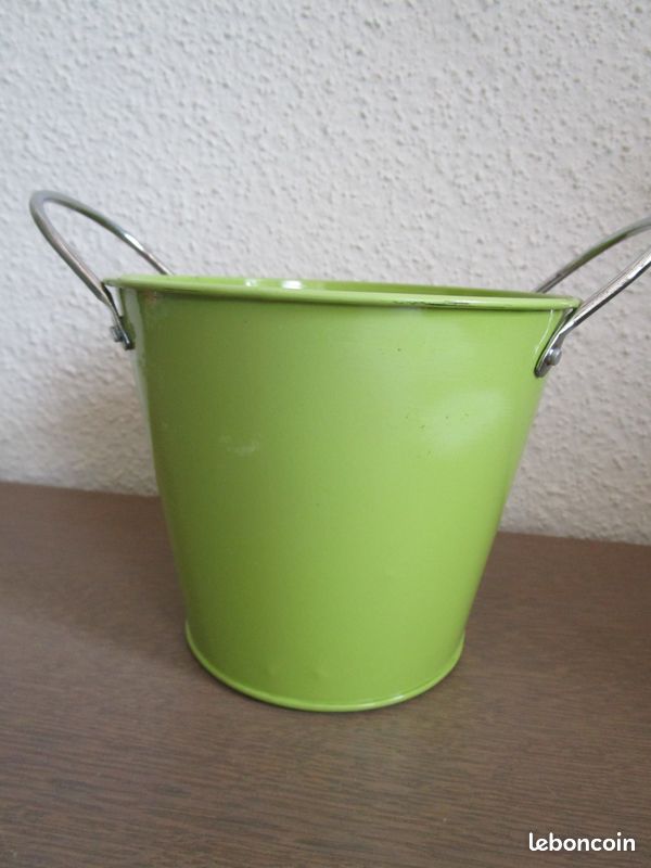 Pot métal cache-pot ou décoration (image 2)