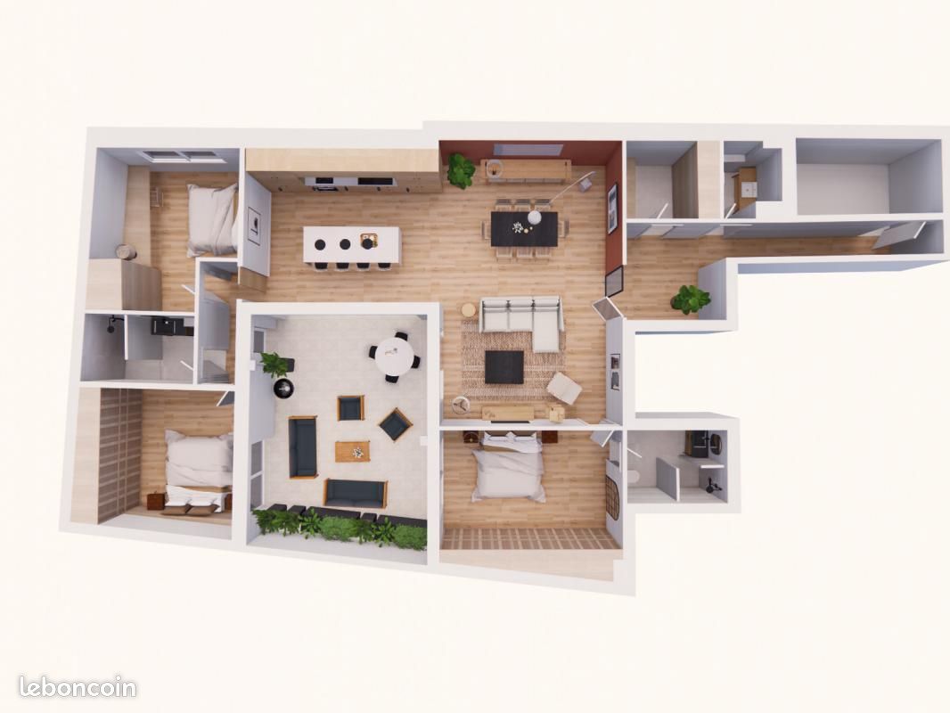 Appartement 4 pièces 140 m² - Bordeaux 33000 (image principale 4)