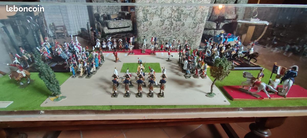 10 Soldats Napoléoniens En Plomb Peint – Infanterie Française – Premier Empire
