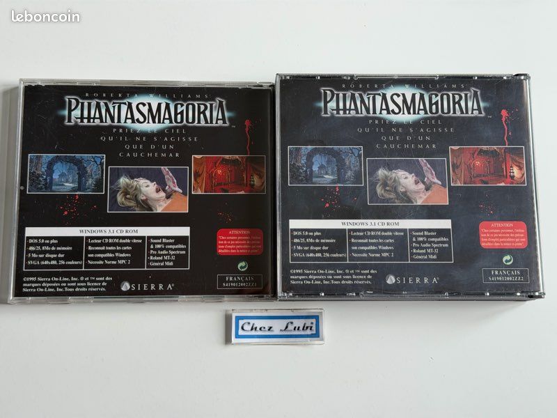 Phantasmagoria (Sierra) - PC - FR - Avec Notice (image 3)