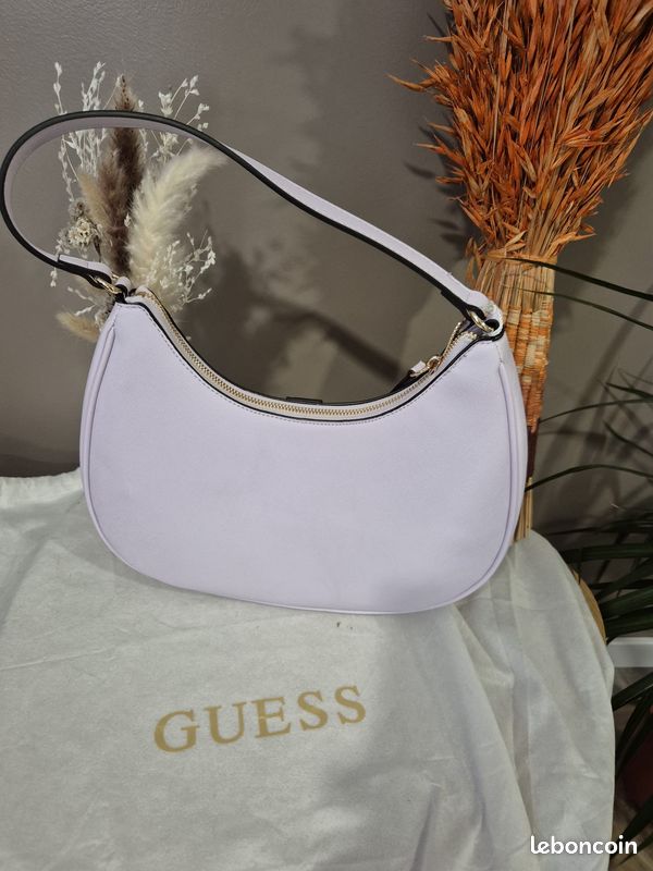 Sac à Main GUESS Mini Violet – Clutch Glamour Pour Femmes, Neuf Avec étiquettes
