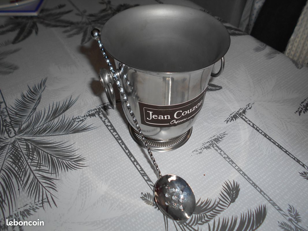 Sceau à Glace Vintage Jean Couzon – Acier Inox Satiné – Superbe état