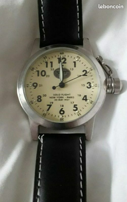 Montre Vintage Spirit Of St Louis Mécanique - Années 70 - Neuve Sans étiquette - Résistante à L'eau