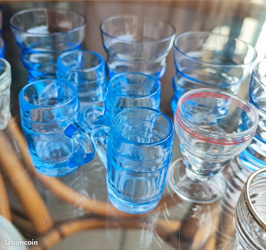 Lot de petits verres à digestif shoot verres à liqueur (image 6)