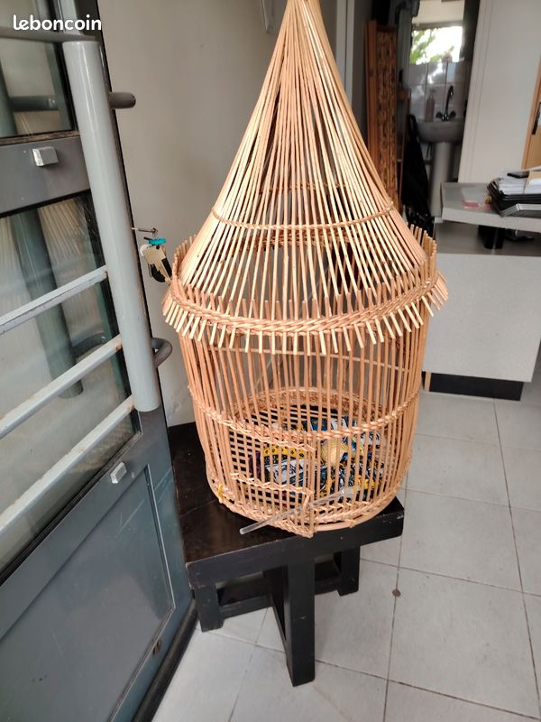 Cage à oiseaux en paille (image 3)