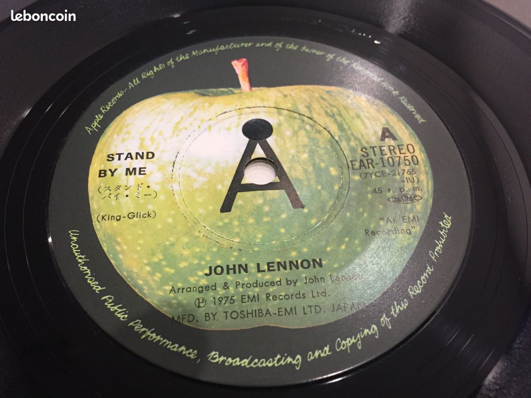 John Lennon Stand by me 45t Japon (image 5)
