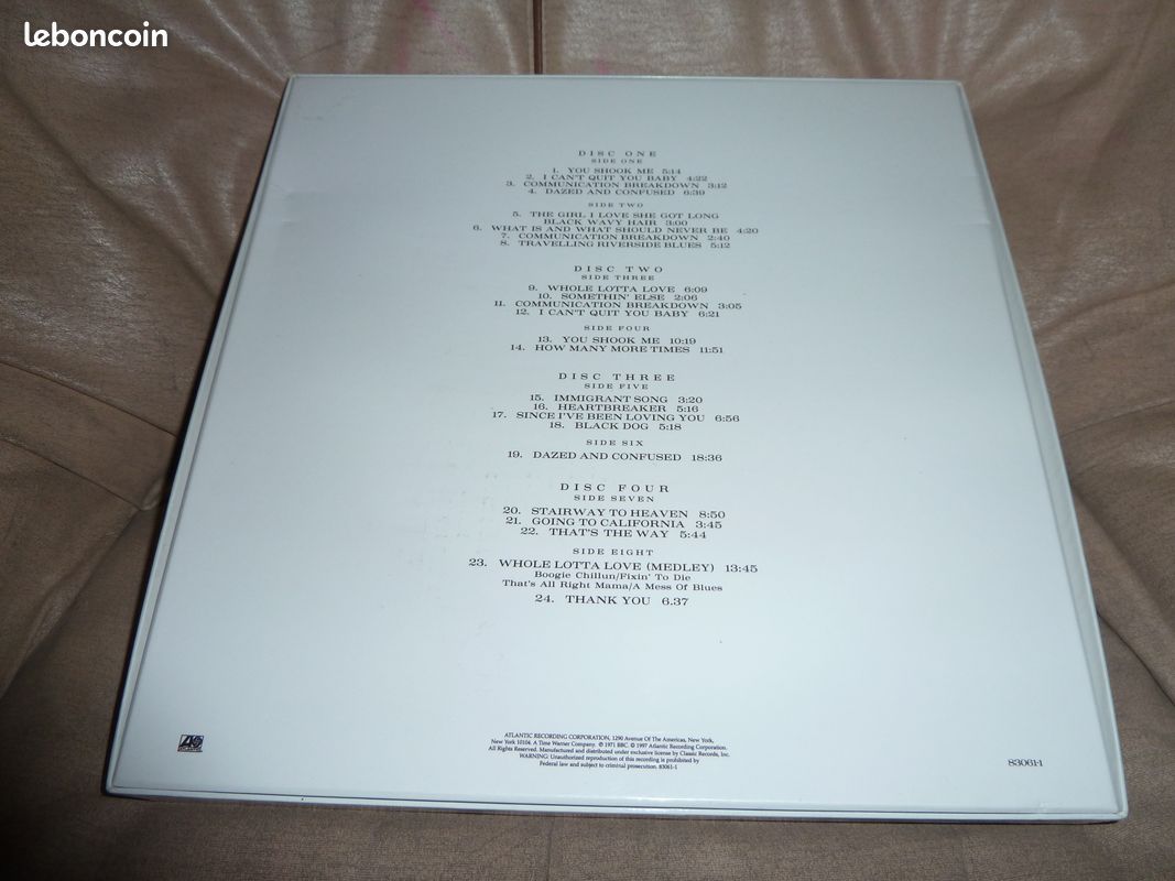 LED ZEPPELIN"BBC SESSIONS" , 4 vinyles (image 2)