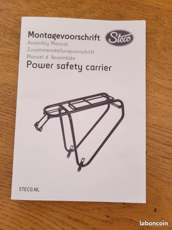 Aigid Porte-Bagages arrière - Porte-Bagages avec Ca es latéraux de Protection en Alliage d