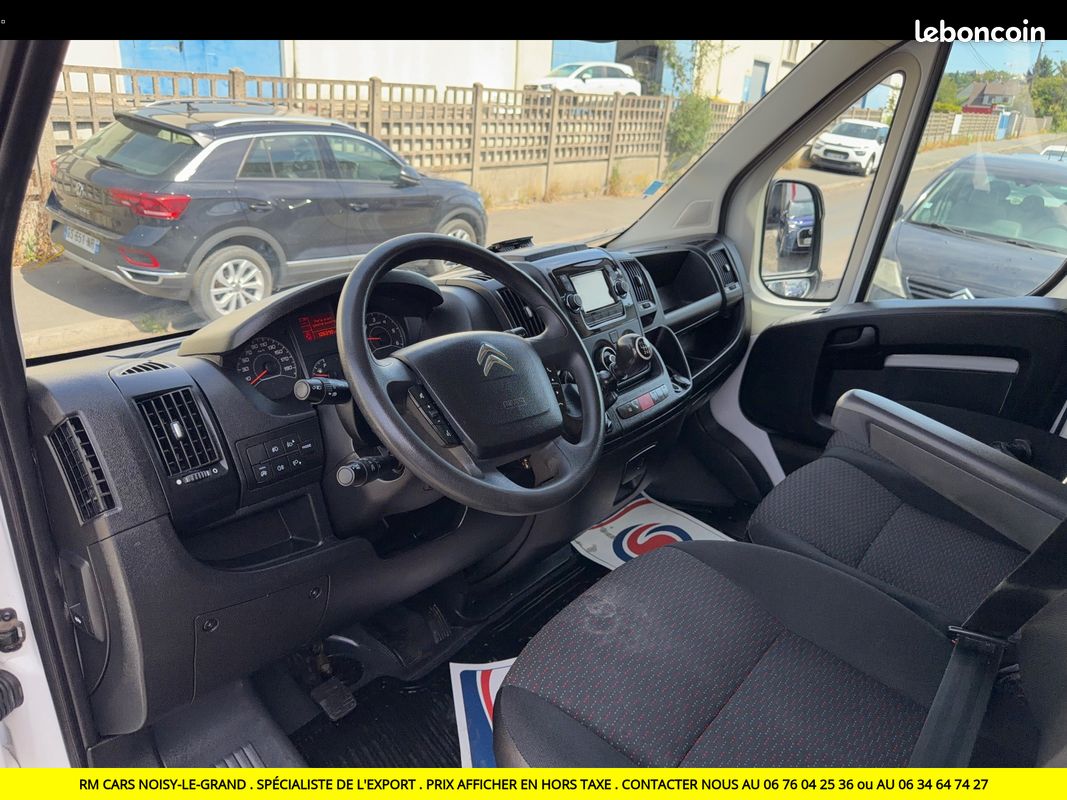 CITROEN JUMPER FOURGON TOLE 33 L1H1 BLUEHDi 140 SS BVM6 DRIVER EXPORT TUNISIE MAROC PRIX EN HT (image 8)