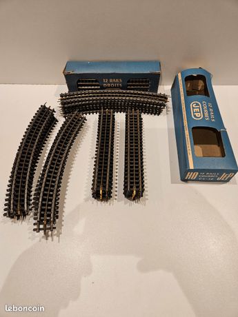 Rails pour modélisme ferroviaire à l'échelle O avec vintage (o