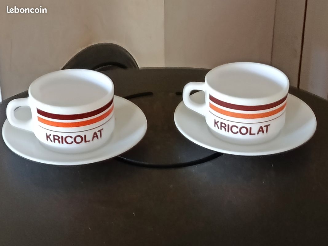 Tasses et sous tasse Kricolat (image 1)