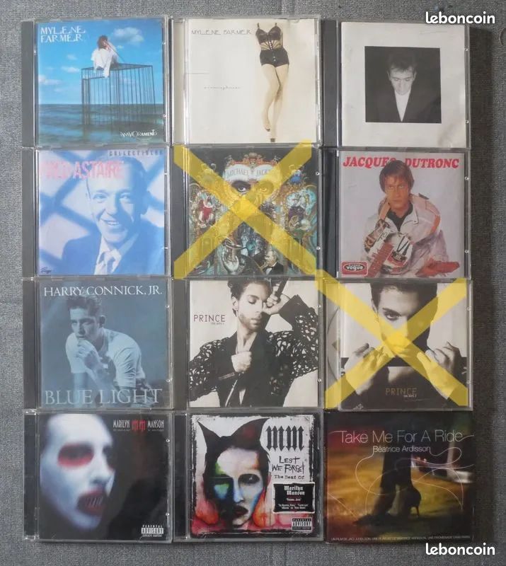 CD'S divers Artistes Pop Rock Rap Varietes (image 1)