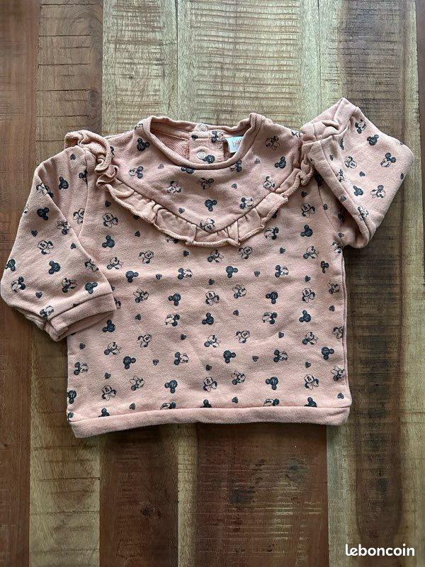 Pull Minnie bébé fille 18 mois Vêtements bébé
