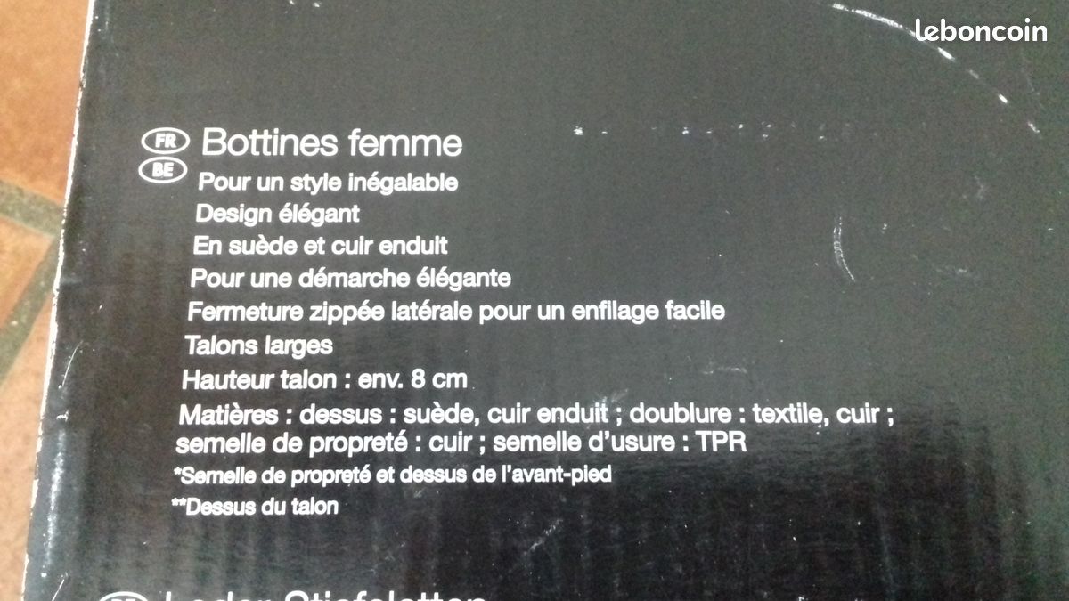 Bottines noires Esmara by Heidi Klum (image 4)
