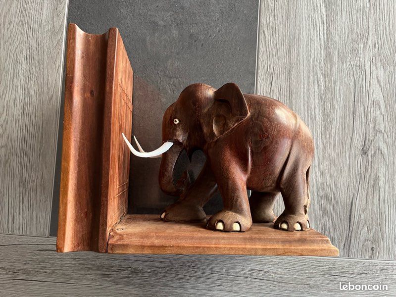 Serre-Livres décoratifs en métal en Forme d'éléphant pour Enfants, Serre- Livres décoratifs, bibliothèque Scolaire, Bureau d'étude, Fournitures de Bureau, Support de Livre