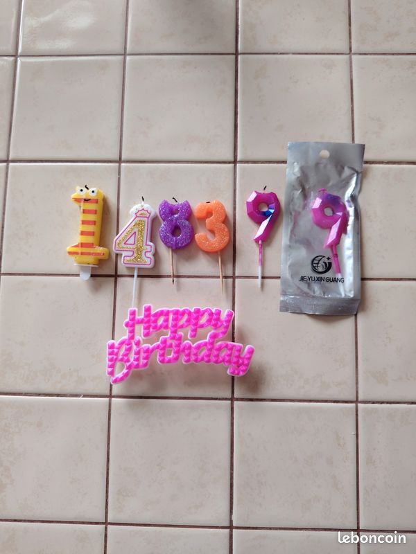 Bougies anniversaire (image 1)