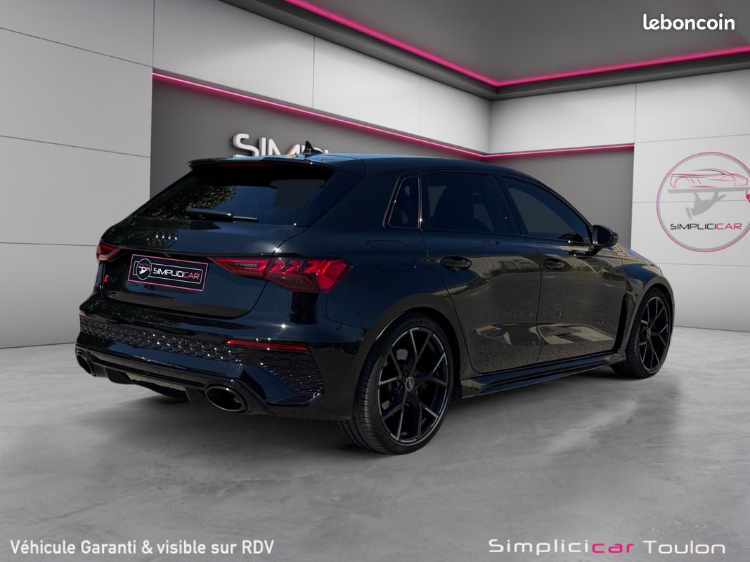 AUDI RS3 SPORTBACK 2.5 TFSI 400cv QUATTRO S TRONIC - Immat France - Malus payé - Garantie 12 mois (image 3)