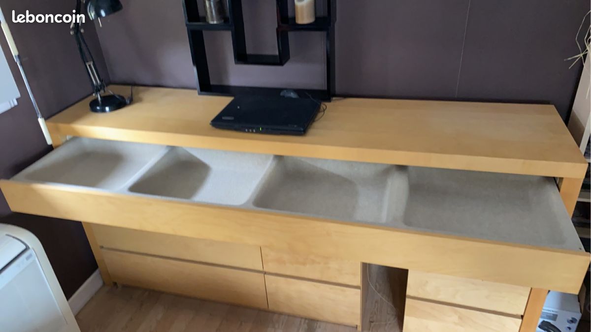 1 bureau + 1 commode + 3 meubles rangements (image 3)