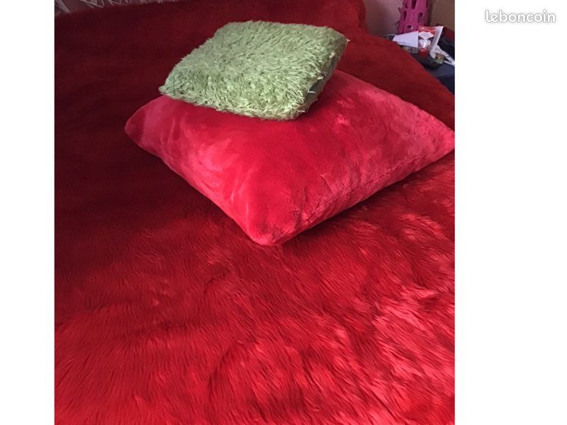 Housse De Coussin Rectangulaire Rouge - Moumoute - Ameublement